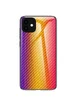 TPU+Glass чехол Twist для Apple iPhone 11 (6.1") Оранжевый