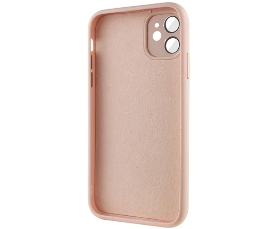 Чехол TPU+Glass Sapphire Midnight для Apple iPhone 11 (6.1") Розовый / Pink Sand