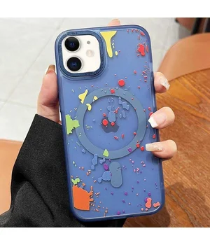 Чохол TPU+PC Flush with MagSafe для Apple iPhone 11 (6.1") Dark blue