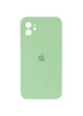 Чохол Silicone Case Square Full Camera Protective (AA) для Apple iPhone 11 (6.1 ") М'ятний / Mint