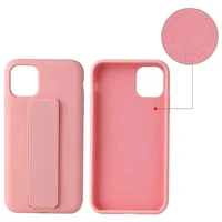 Чехол Silicone Case Hand Holder для Apple iPhone 11 (6.1") Розовый / Pink