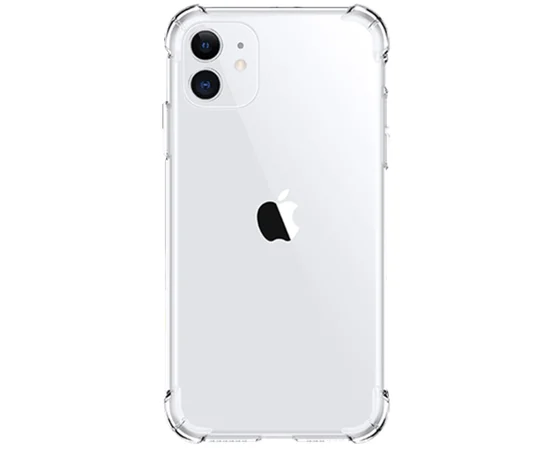 TPU чехол GETMAN Ease с усиленными углами для Apple iPhone 11 (6.1") Прозрачный / Transparent