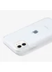 Прозрачный силиконовый чехол с матовой окантовкой для Apple iPhone 11 (6.1") Прозрачный