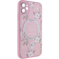 TPU+PC чохол Secret Garden with MagSafe для Apple iPhone 11 (6.1") Pink