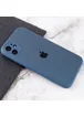 TPU+Glass чехол Matte Candy Full camera для Apple iPhone 11 (6.1") Синий