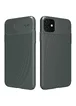 Карбонова накладка Nillkin Camshield (шторка на камеру) для Apple iPhone 11 (6.1 ") Зелений / Dark Green