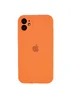 Чехол Silicone Case Square Full Camera Protective (AA) для Apple iPhone 11 (6.1") Оранжевый / Papaya