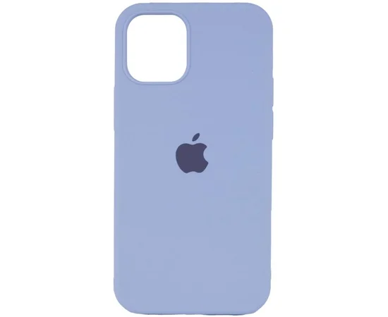 Чехол Silicone Case (AA) Logo with MagSafe для Apple iPhone 11 (6.1") Голубой / Lilac Blue