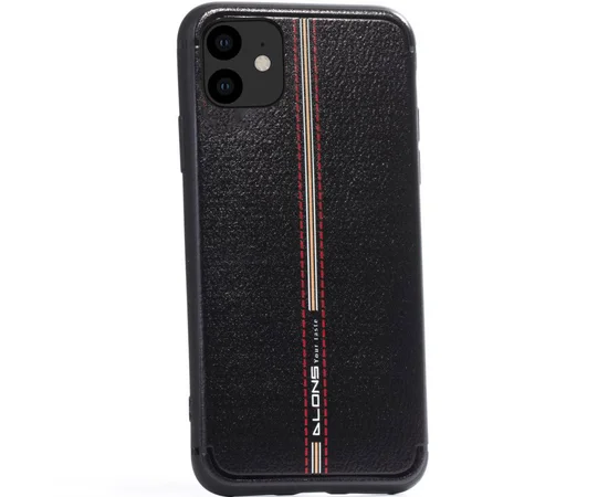 TPU чехол DLONS Lenny Series для Apple iPhone 11 (6.1") Черный