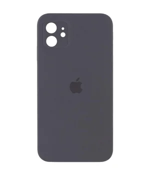 Чехол Silicone Case Square Full Camera Protective (AA) для Apple iPhone 11 (6.1") Серый / Charcoal Gray