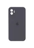 Чехол Silicone Case Square Full Camera Protective (AA) для Apple iPhone 11 (6.1") Серый / Charcoal Gray