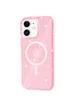 Чохол TPU Galaxy Sparkle (MagFit) для Apple iPhone 11 (6.1") Pink+Glitter