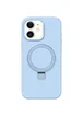 Чохол Silicone Case Full Protective NO LOGO with Ring для Apple iPhone 11 (6.1") Blue