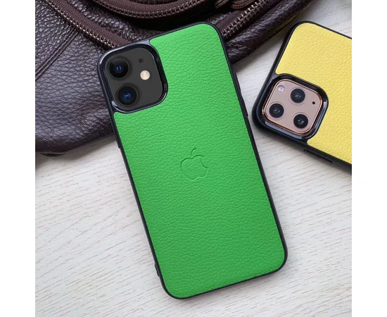 Кожаная накладка Epic Vivi Logo series для Apple iPhone 11 (6.1") Зеленый