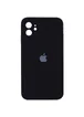 Чехол Silicone Case Square Full Camera Protective (AA) для Apple iPhone 11 (6.1") Черный / Black