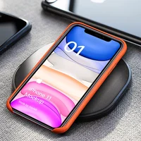Шкіряний чохол AHIMSA PU Leather Case (A) для Apple iPhone 11 (6.1 ") Помаранчевий