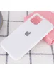 Чохол Silicone case (A) (з закритим низом) для Apple iPhone 11 (6.1 ") Білий / White