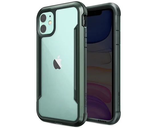 Чехол Defense Shield Series (TPU+Metal+PC) для Apple iPhone 11 (6.1") Зеленый / Midnight Green