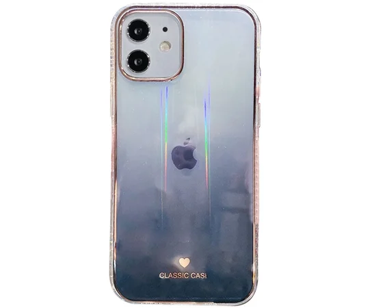 TPU+Glass чехол Aurora Classic для Apple iPhone 11 (6.1") Черный