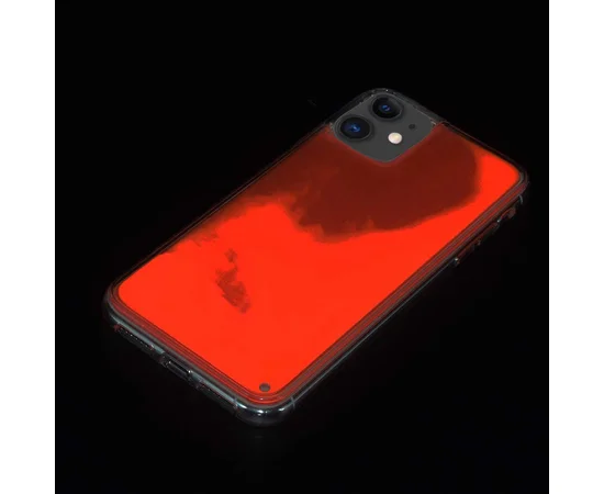 Неоновый чехол Neon Sand glow in the dark для Apple iPhone 11 (6.1") Оранжевый