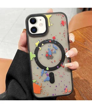 Чохол TPU+PC Flush with MagSafe для Apple iPhone 11 (6.1") Titanium black