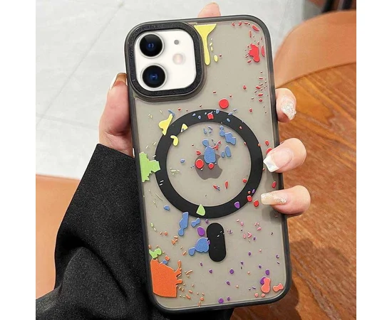 Чохол TPU+PC Flush with MagSafe для Apple iPhone 11 (6.1") Titanium black