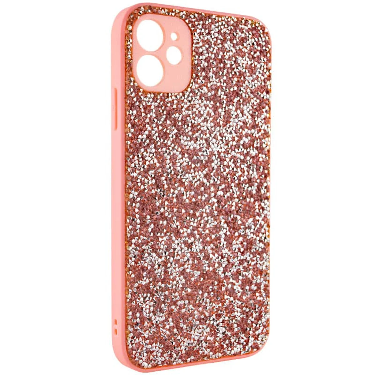 TPU+PC чехол Diamond Full Camera для Apple iPhone 11 (6.1") Pink