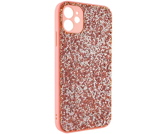 TPU+PC чехол Diamond Full Camera для Apple iPhone 11 (6.1") Pink