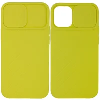 Чохол Camshield Square TPU зі шторкою для камери для Apple iPhone 11 (6.1 ") Жовтий