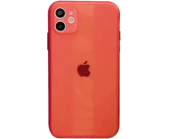 Чехол TPU Glossy Line Full Camera для Apple iPhone 11 (6.1") Красный