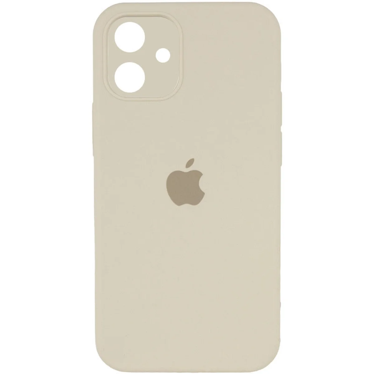Чехол Silicone Case Square Full Camera Protective (AA) для Apple iPhone 11 (6.1") Бежевый / Antigue White