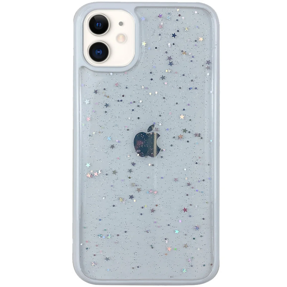 TPU+PC чехол Shiny Stars для Apple iPhone 11 (6.1") Белый