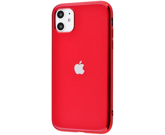 TPU чехол GLOSSY LOGO для Apple iPhone 11 (6.1") Красный