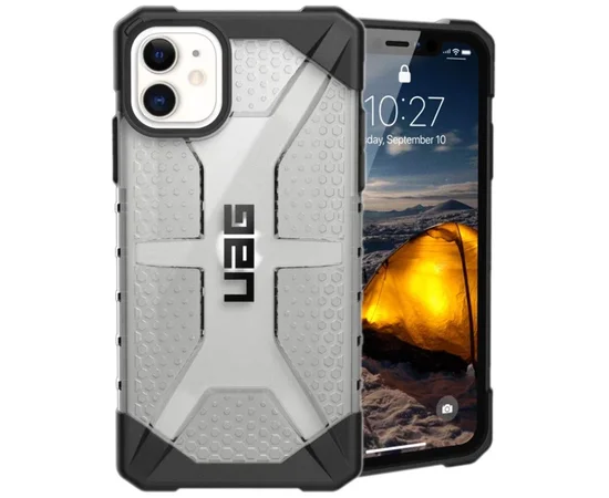 Ударопрочный чехол UAG Plasma для Apple iPhone 11 (6.1") Бесцветный