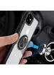 TPU+PC чехол Deen CrystalRing под магнитный держатель для Apple iPhone 11 (6.1") Бесцветный / Черный
