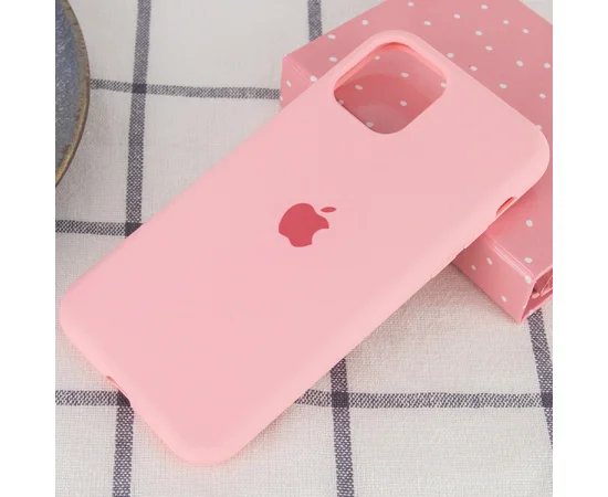 Чохол Silicone case (A) (з закритим низом) для Apple iPhone 11 (6.1 ") Рожевий / Pink