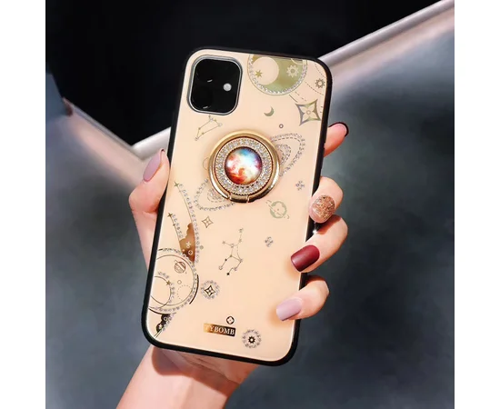 TPU+Glass чехол TYBOMB Cloud Atlas для Apple iPhone 11 (6.1") Pink