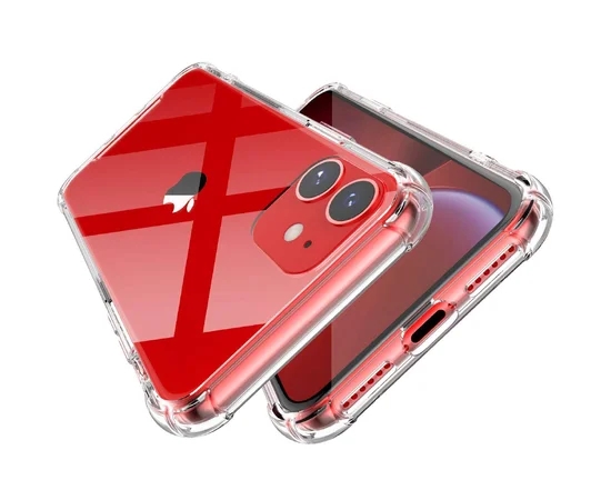 TPU чехол GETMAN Ease с усиленными углами для Apple iPhone 11 (6.1") Прозрачный / Transparent