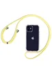 Чехол TPU Crossbody Transparent для Apple iPhone 11 (6.1") Желтый