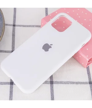 Чехол Silicone Case Full Protective (AA) для Apple iPhone 11 (6.1") Белый / White