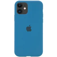 Чехол Silicone Case Full Protective (AA) для Apple iPhone 11 (6.1") Синий / Sea Blue