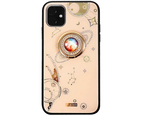 TPU+Glass чехол TYBOMB Cloud Atlas для Apple iPhone 11 (6.1") Pink