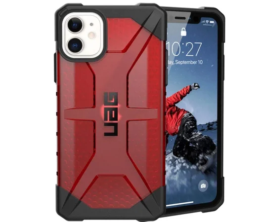 Ударопрочный чехол UAG Plasma для Apple iPhone 11 (6.1") Красный