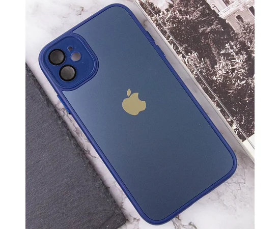 Чехол TPU+Glass Sapphire Midnight для Apple iPhone 11 (6.1") Синий / Deep navy
