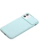 Чехол Camshield TPU со шторкой защищающей камеру для Apple iPhone 11 (6.1") Бирюзовый