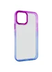 Чехол TPU+PC Fresh sip series для Apple iPhone 11 (6.1") Синий / Фиолетовый