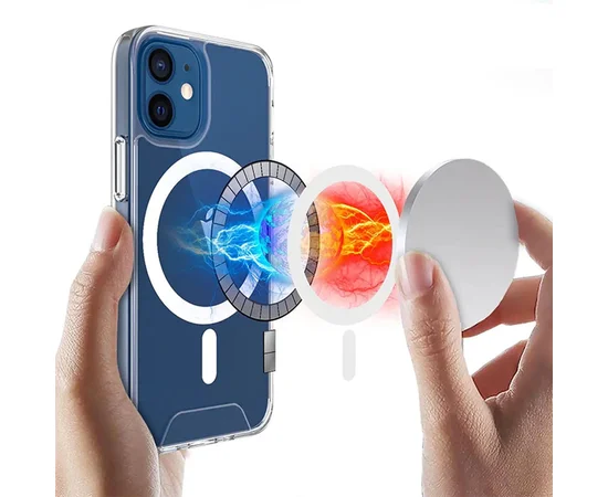 Чохол TPU Space Case with MagSafe для Apple iPhone 11 (6.1") Прозорий