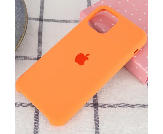 Чехол Silicone Case (AA) для Apple iPhone 11 (6.1") Оранжевый / Papaya