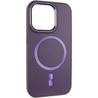 Кожаный чехол SnapCase with MagSafe для Apple iPhone 11 (6.1") Dark Purple