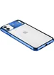 Чехол Camshield 360 Metall+Glass со шторкой для камеры для Apple iPhone 11 (6.1") Синий